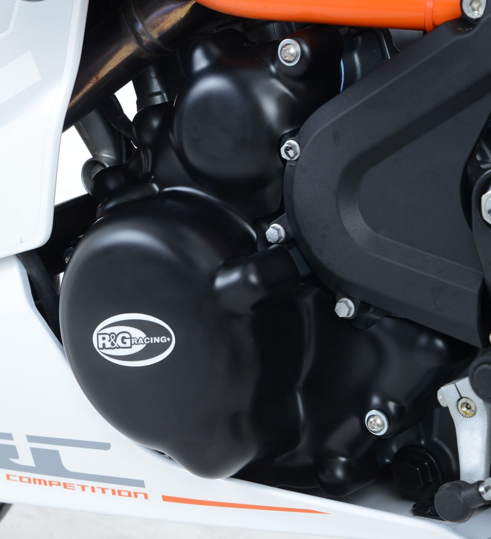 R&G Racing Engine Case Cover Kit (2pc) for KTM 390 DUKE '16-18, KTM 250 Duke '17-18 & KTM RC390 '16-18 models R&G Racing Engine Case Cover Kit (2pc) for KTM 390 DUKE '16-18, KTM 250 Duke '17-18 & KTM RC390 '16-18 models